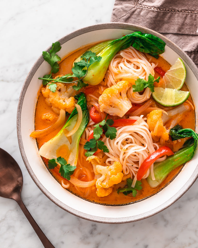 Thai Inspired Coconut Curry Soup